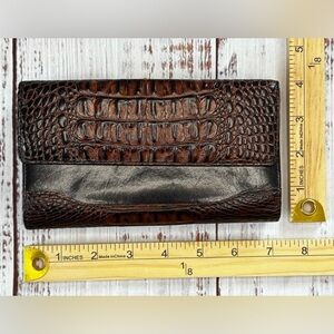 Brahmin Tuscan Collection Croc Embossed Wallet